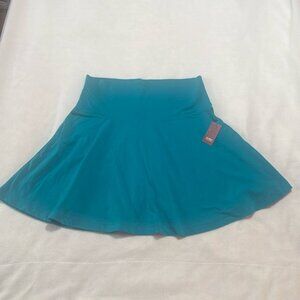 Teal A line skirt